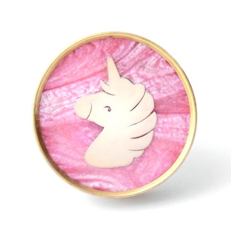 Kids Handmade Brass Unicorn Knob
